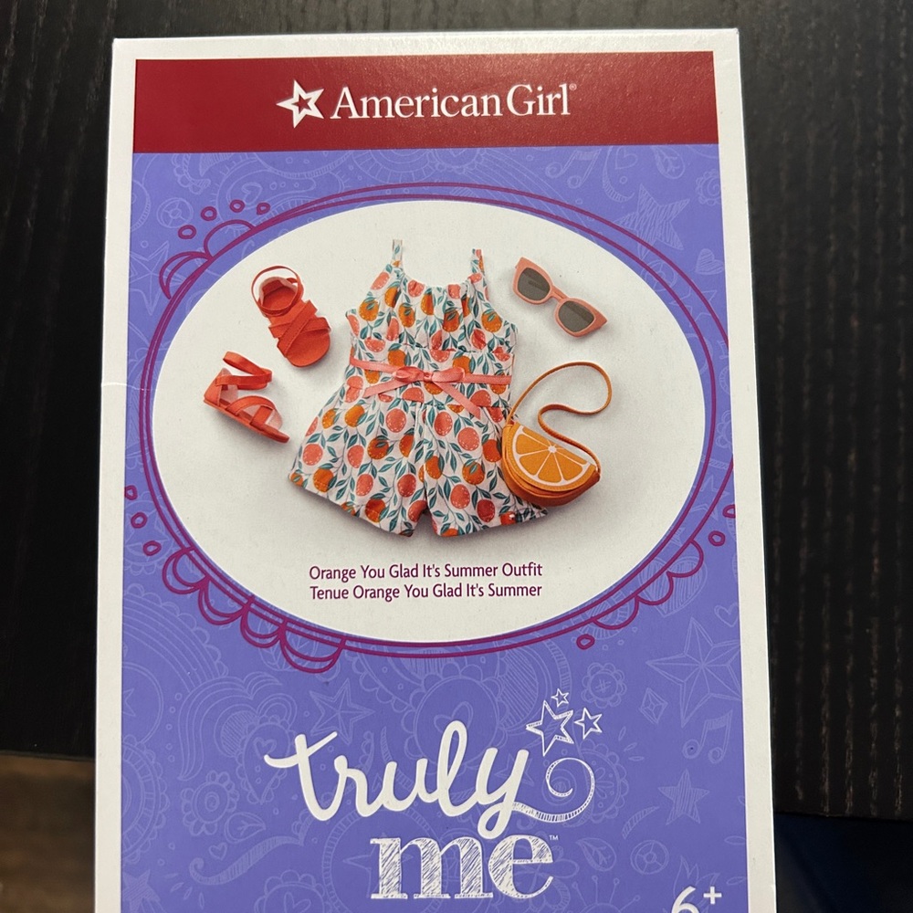 American Girl Truly Me Orange You Glad It’s Summer Outfit NIB